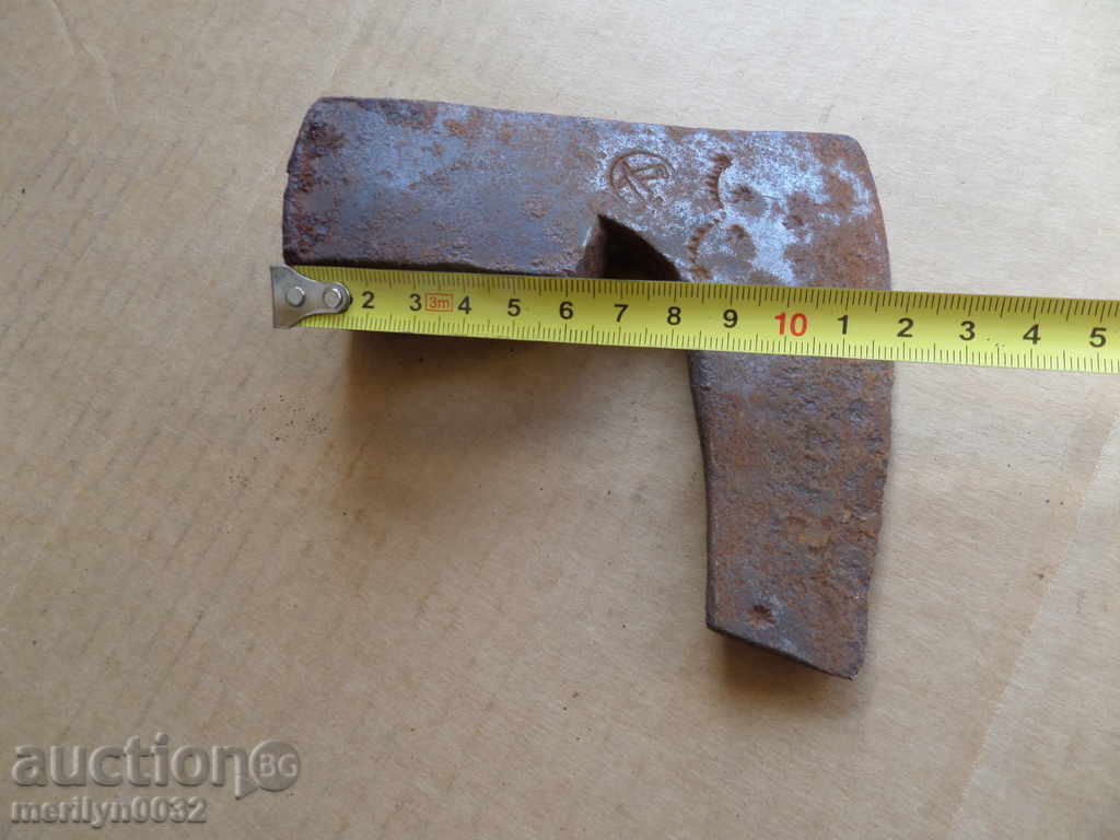 An old ax with a marker saber hat punch - 7 An old ax with a marker saber hat punch - 7