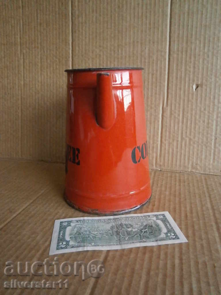 antique enamel coffee pot 1930s vintage retro - 7 antique enamel coffee pot 1930s vintage retro - 7