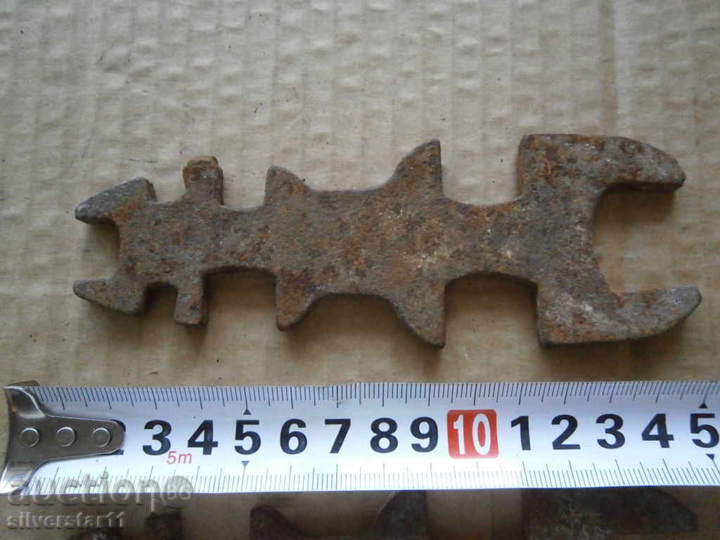 antique key lot two pieces - 5