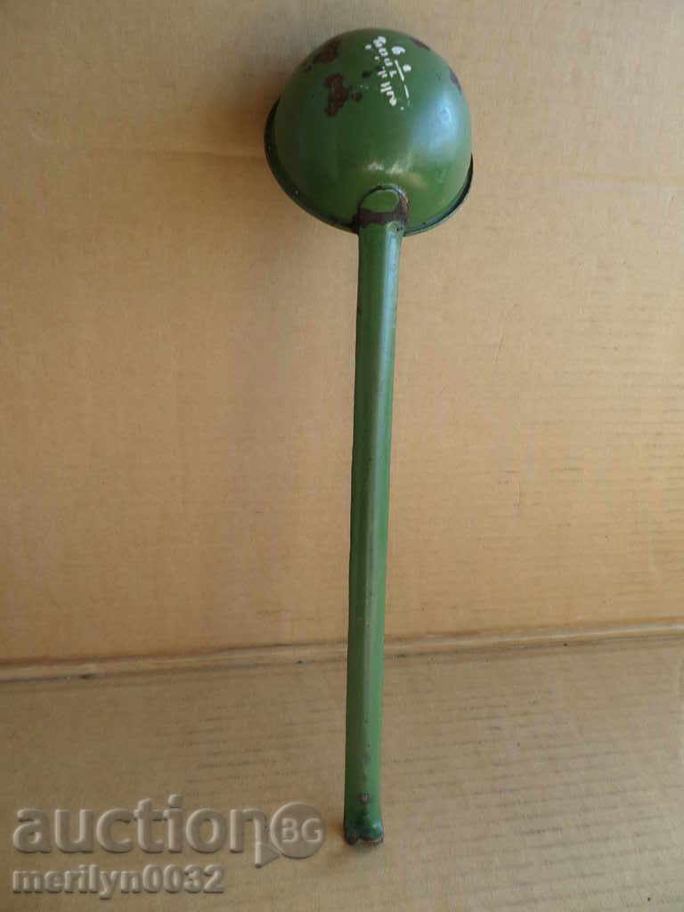 Old spoon with enamel, lamb early wound, PRB - 5 Old spoon with enamel, lamb early wound, PRB - 5