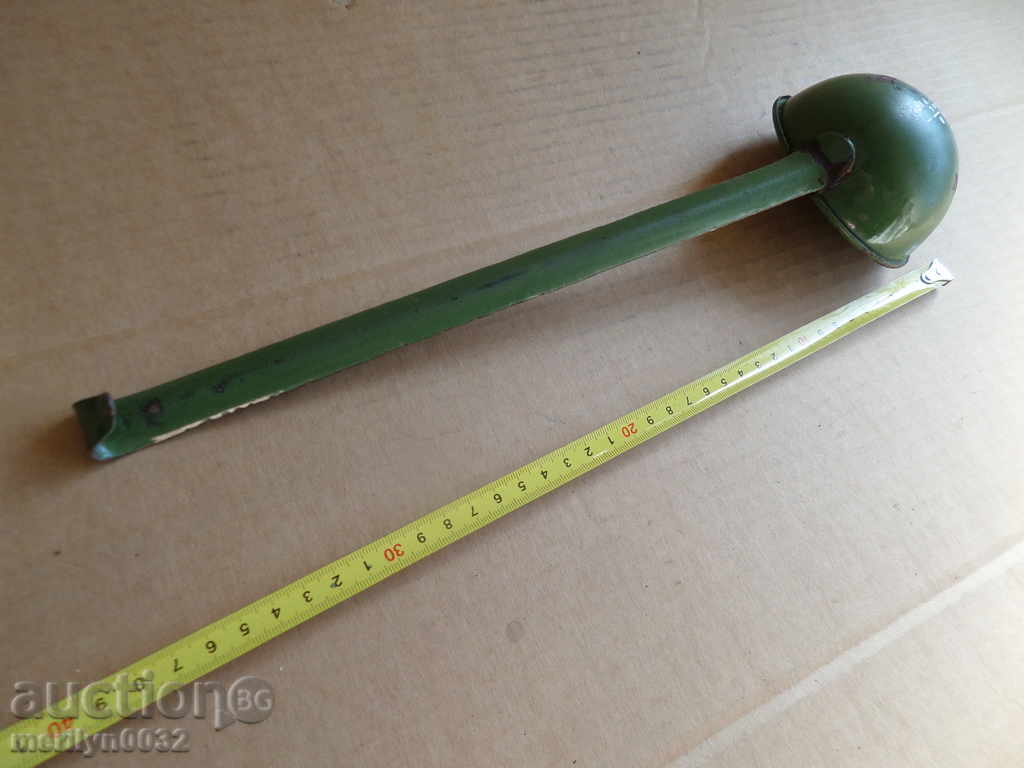 Old spoon with enamel, lamb early wound, PRB - 6 Old spoon with enamel, lamb early wound, PRB - 6