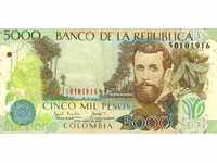 5000 pesos Columbia 2003