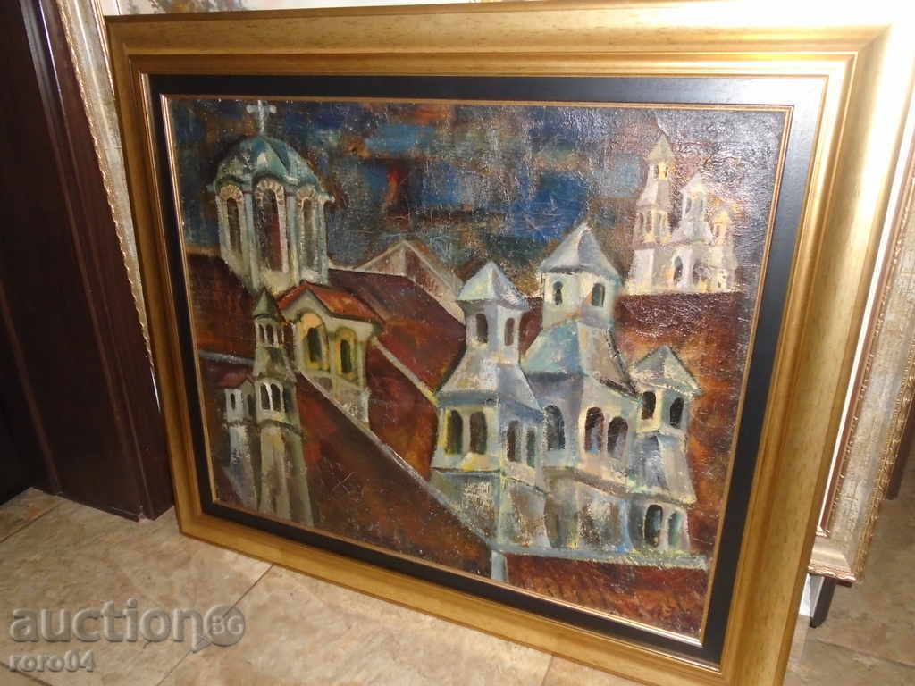 PROFESSOR DIMO ZAIMOV (1930 - 2016) THE MONASTERY CUBET with price 2025.00 BGN | € 1035.37