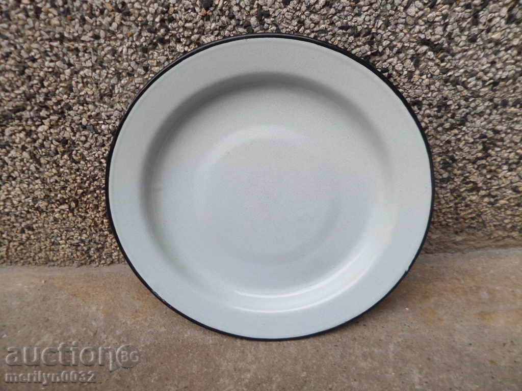 Enameled dish, enamel bowl, bowl, wounded soup - 6 Enameled dish, enamel bowl, bowl, wounded soup - 6