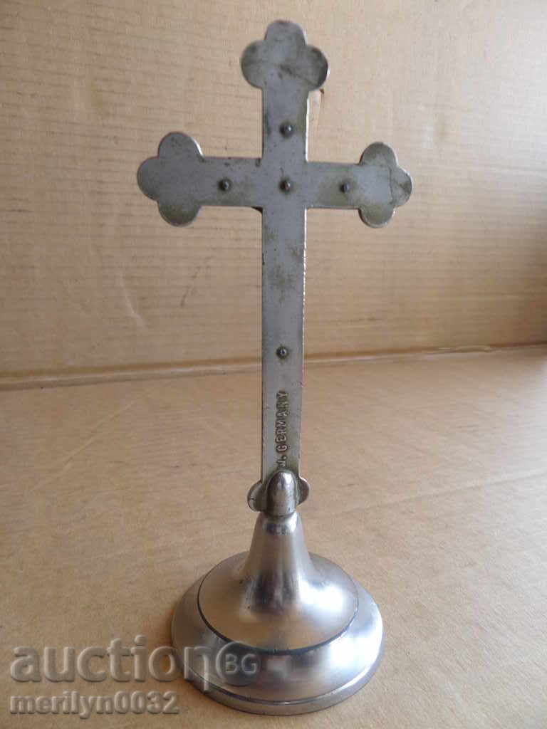 Auction  Table cross crucifix Jesus Golgotha mid 20th century