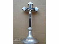 Table cross crucifix Jesus Golgotha mid-20th century