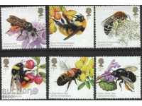 Чисти марки Фауна Пчели 2015 от Великобритания