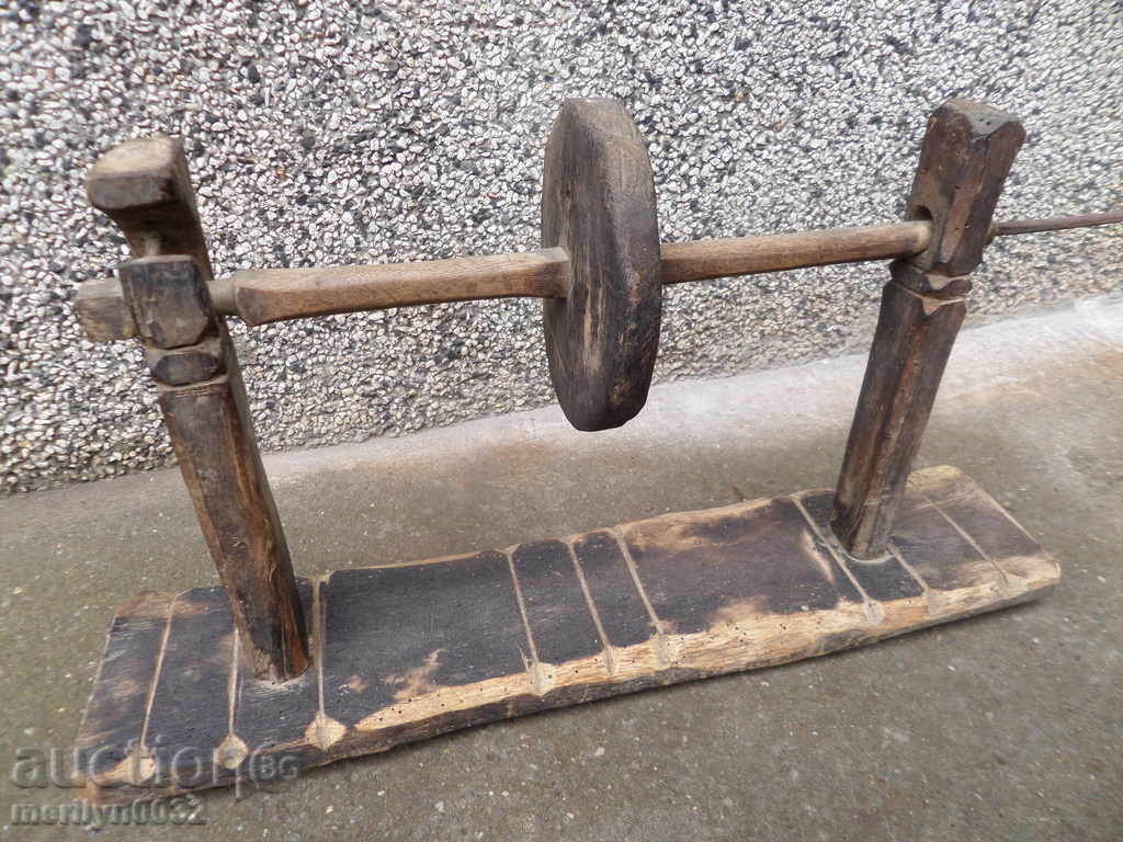 Wheel ξύλινο παλιό ξύλινο μηχανισμό chakrak Spinner