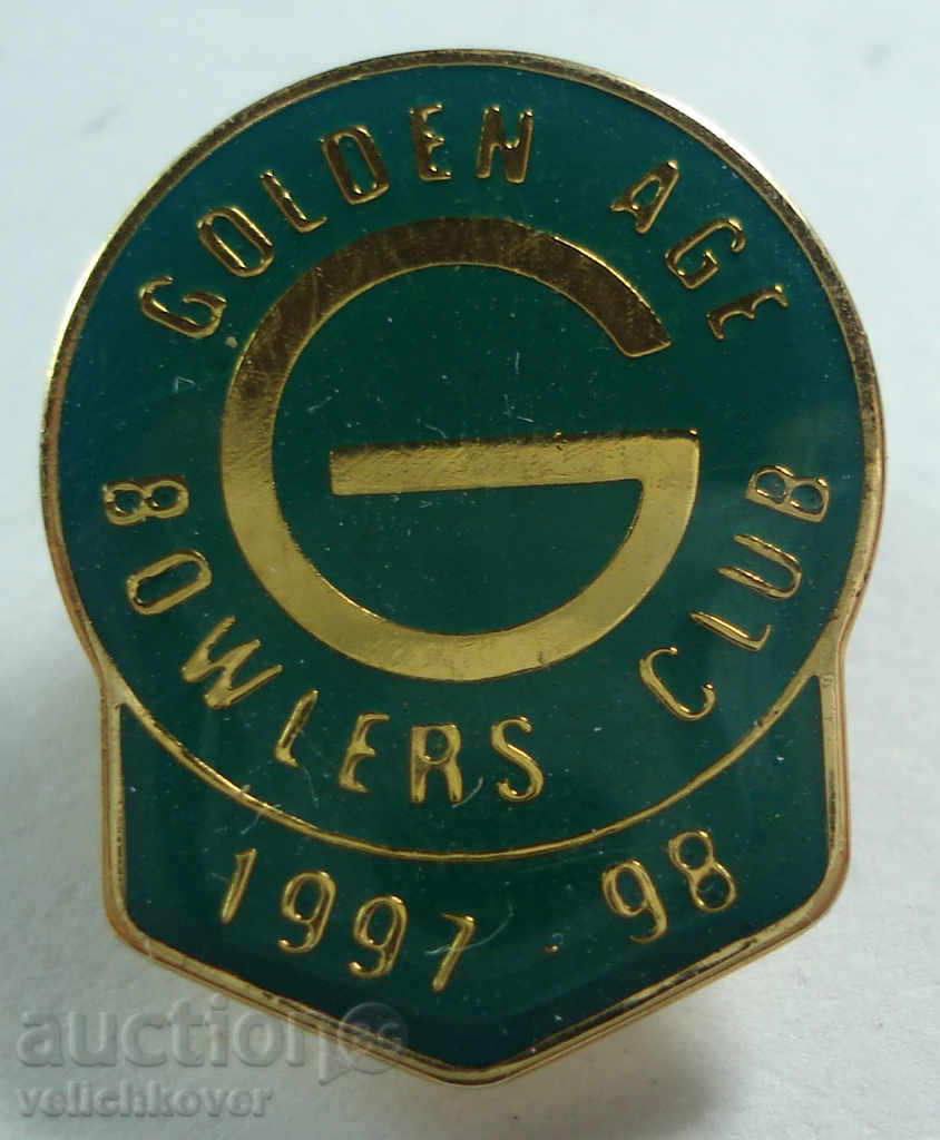 16607 САЩ знак членство булинг клуб 1997-1998г.