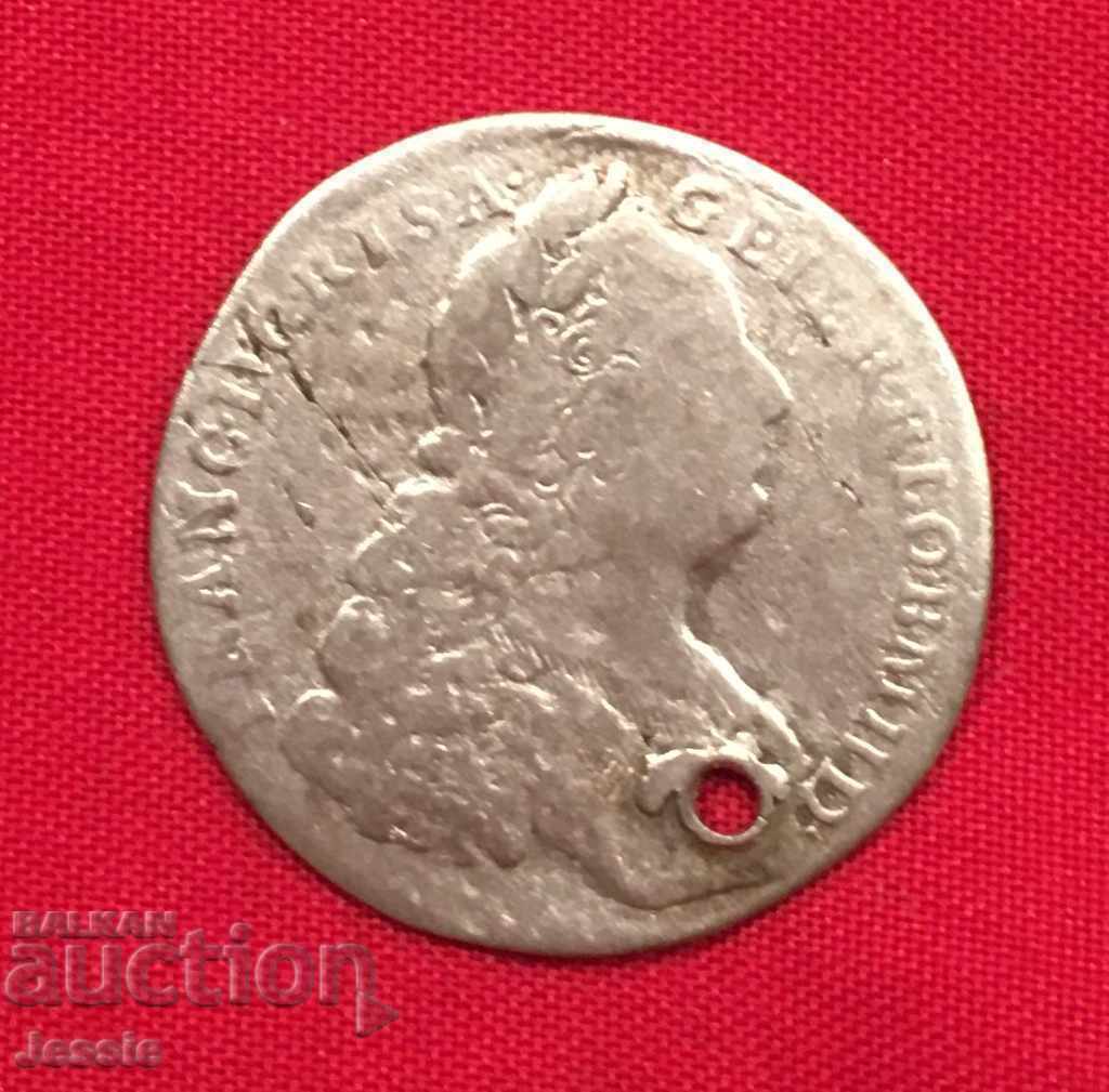 7 Kreuzer Austro-Ungaria 1764 PR Argint - Franz I cu preț 17.80 BGN | € 9.10 7 Kreuzer Austro-Ungaria 1764 PR Argint - Franz I cu preț 17.80 BGN | € 9.10