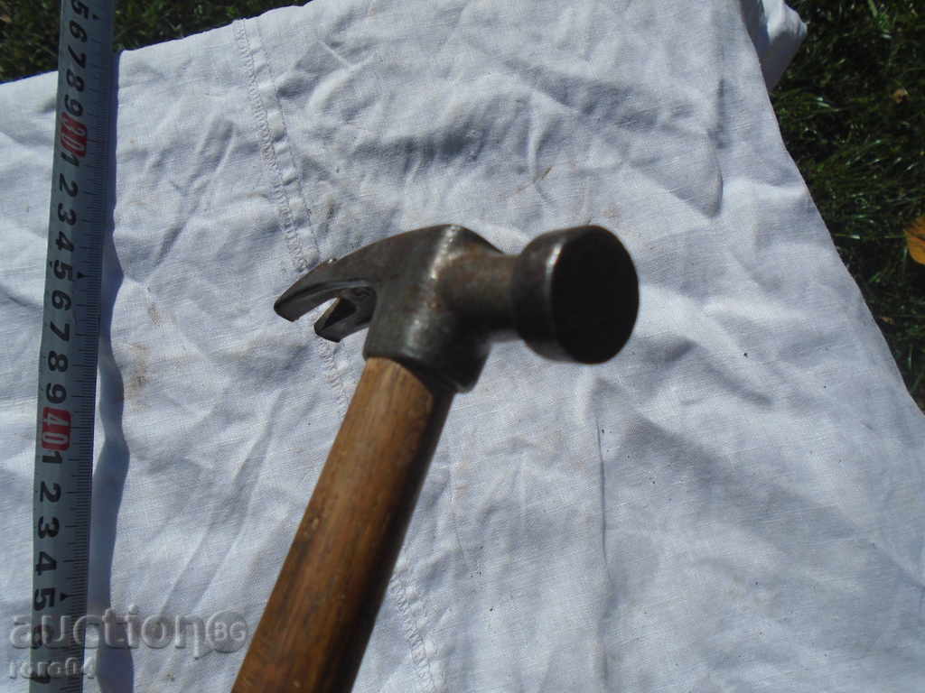 Hammer vechi interesant, cu un mâner lung - bun - 5