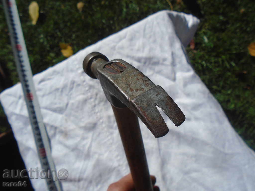 Hammer vechi interesant, cu un mâner lung - bun - 7