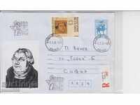 Пощенски плик Мартин Лутер