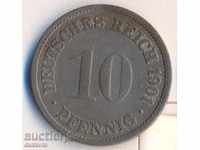 Γερμανία 10 pfeniga 1901f