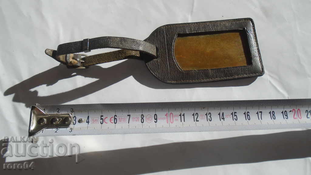 OLD LEATHER BAG FOR SUITCASE - 7 OLD LEATHER BAG FOR SUITCASE - 7