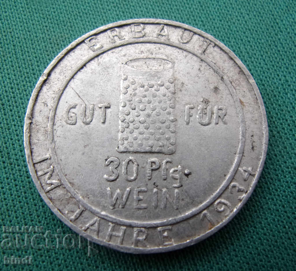 Germania III Reich 30 Pfennig 1934 Rare