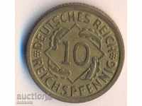 Germany 10 reichsfeld 1935a