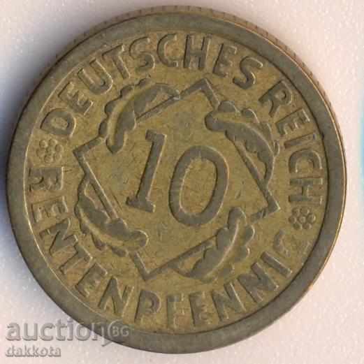 Γερμανία 10 rentenpfeniga 1924a