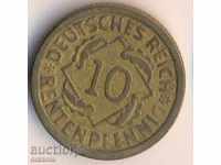 Германия 10 рентенпфeнига 1924a