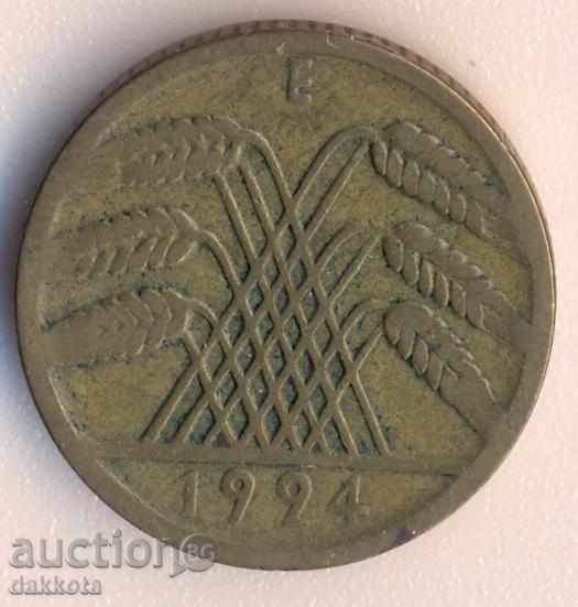 Germany 10 rentenfense 1924f with price 1.20 BGN | € 0.61 Germany 10 rentenfense 1924f with price 1.20 BGN | € 0.61