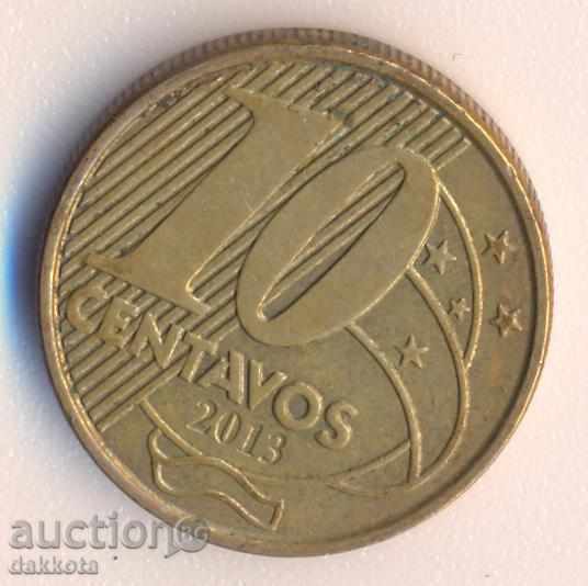 Brazilia 10 centavos 2013