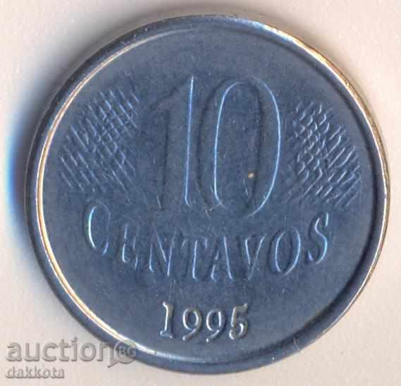 Бразилия 10 сентавос 1995 година