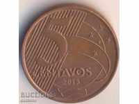 Brazilia 5 centavos 2013