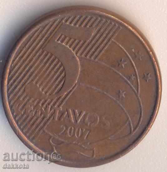 Brazilia 5 centavos 2007