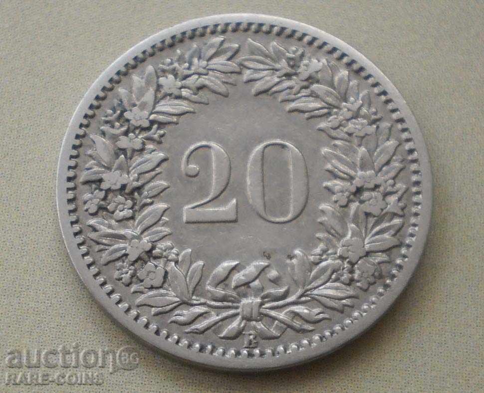 Швейцария 20 Рапен 1885 с цена € 2.56 | 5.01 лв. Швейцария 20 Рапен 1885 с цена € 2.56 | 5.01 лв.