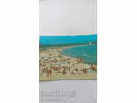 Postcard Primorsko MMC G. Dimitrov Beach 1977
