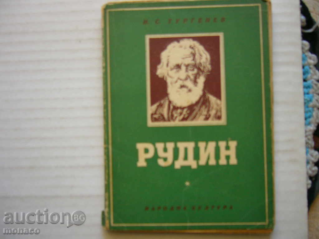 Old book - IC Turgenev, Rudin