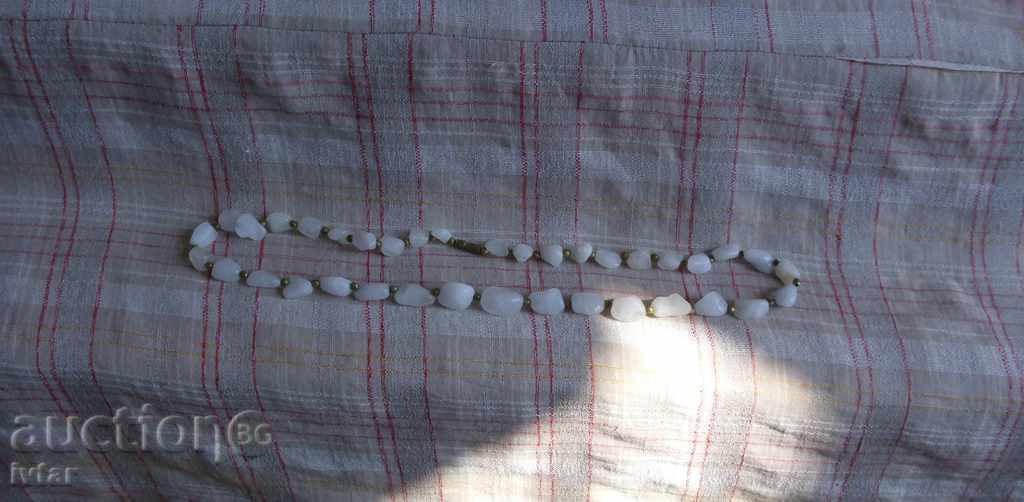 Auction  Necklace, necklace, string - mountain crystal