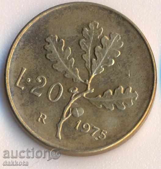 Ιταλία 20 λίρες το 1975