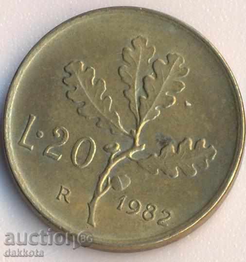 Ιταλία 20 λίρες το 1982