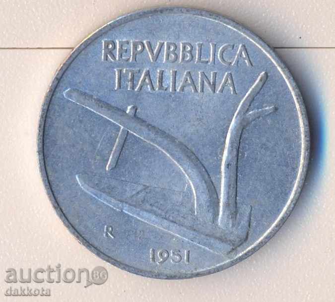 Ιταλία 10 λίρες το 1951 με τιμή 3.00 BGN | € 1.53 Ιταλία 10 λίρες το 1951 με τιμή 3.00 BGN | € 1.53