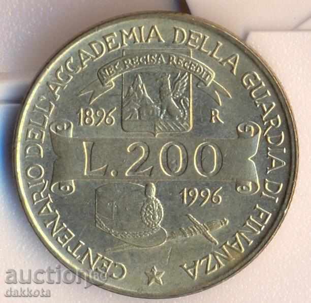 Ιταλία 200 λίρες το 1996