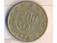 Италия 200 лири 1978 година