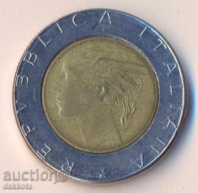 Ιταλία 500 λίρες το 1991 με τιμή 0.60 BGN | € 0.31