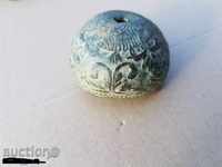 Bronze ball for a capsule flint pistol pistol