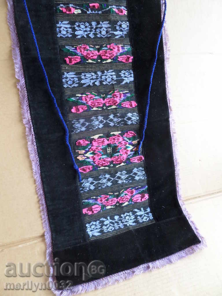 Old woven embroidered embroidered apron with tinsel wear sukman - 5 Old woven embroidered embroidered apron with tinsel wear sukman - 5