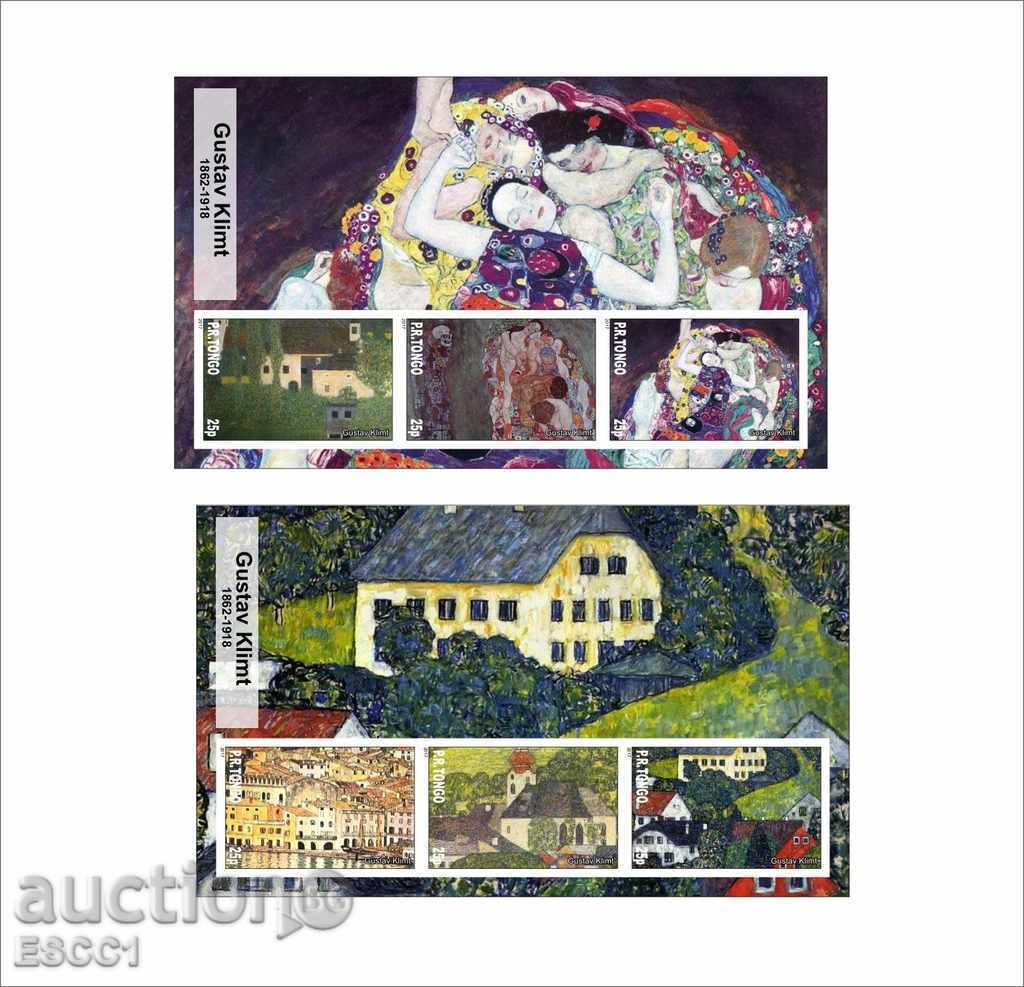 Blocuri curate Pictura Gustav Klimt 2017 Tongo cu preț 36.00 BGN | € 18.41 Blocuri curate Pictura Gustav Klimt 2017 Tongo cu preț 36.00 BGN | € 18.41