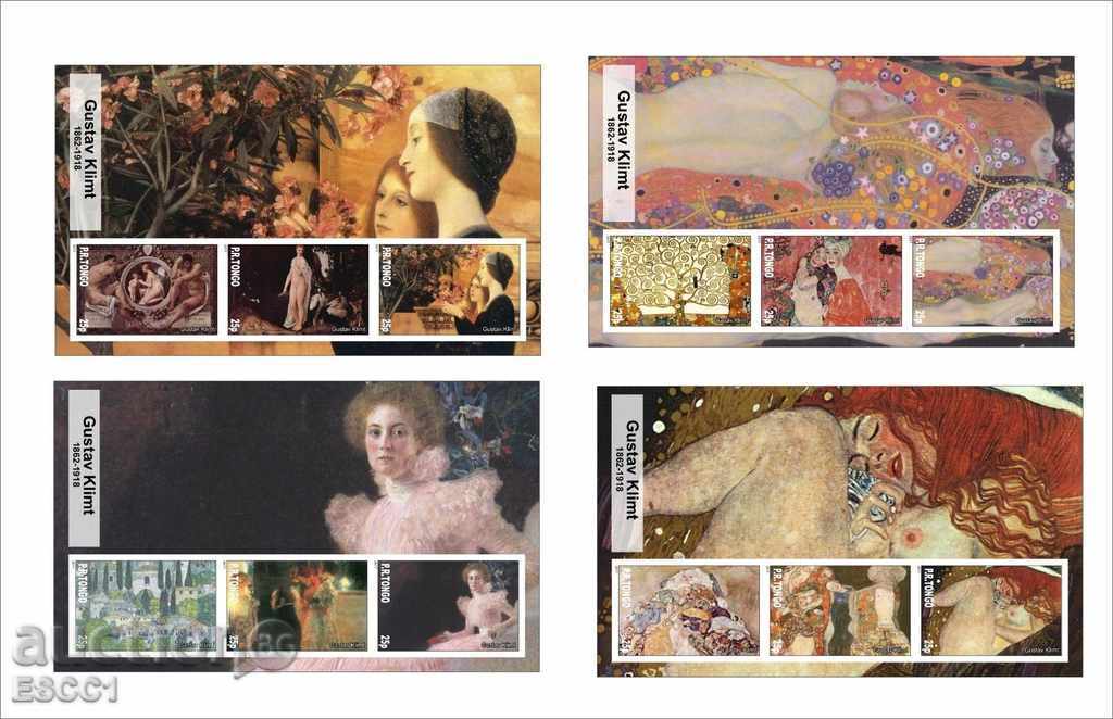 Blocuri curate Pictura Gustav Klimt 2017 Tongo