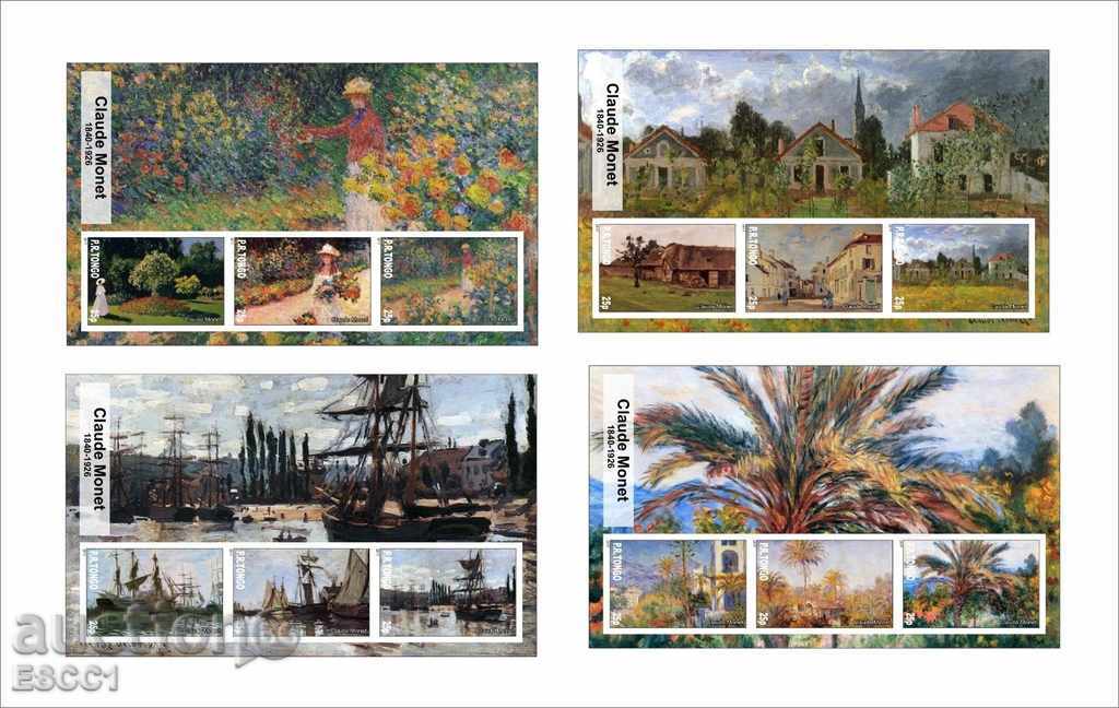 Blocuri curate Pictura Claude Monet 2017 Tongo