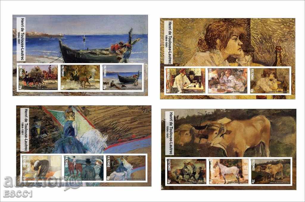 Clean blocks Painting Henri de Toulouse-Lautrec 2017 Tongo with price 40.00 BGN | € 20.45 Clean blocks Painting Henri de Toulouse-Lautrec 2017 Tongo with price 40.00 BGN | € 20.45