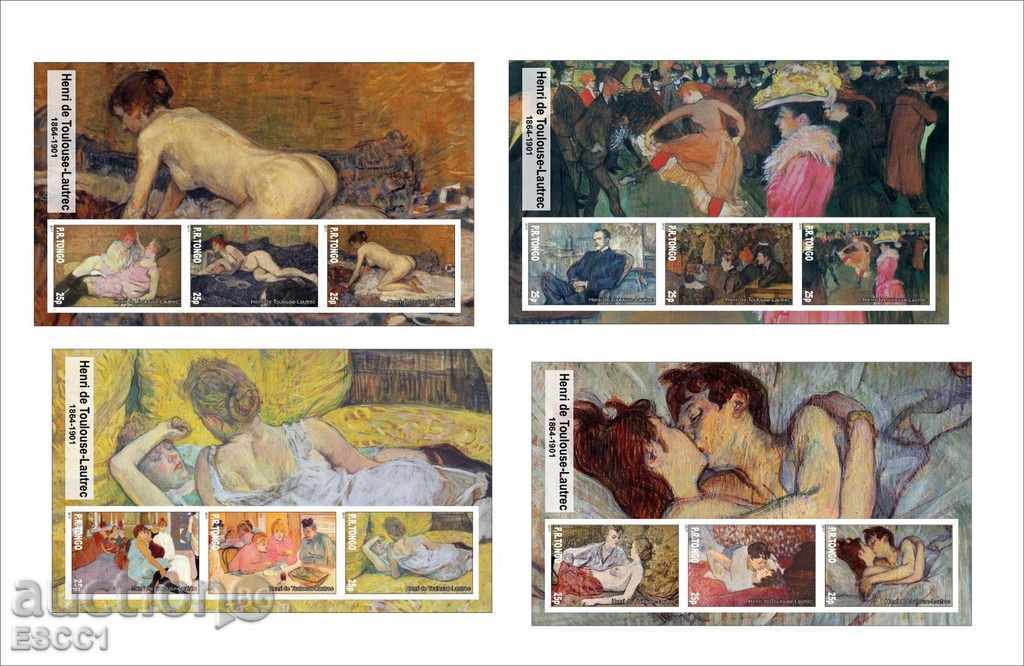 Καθαρίστε μπλοκ ζωγραφικής Henri de Toulouse-Lautrec 2017 Τόνγκο