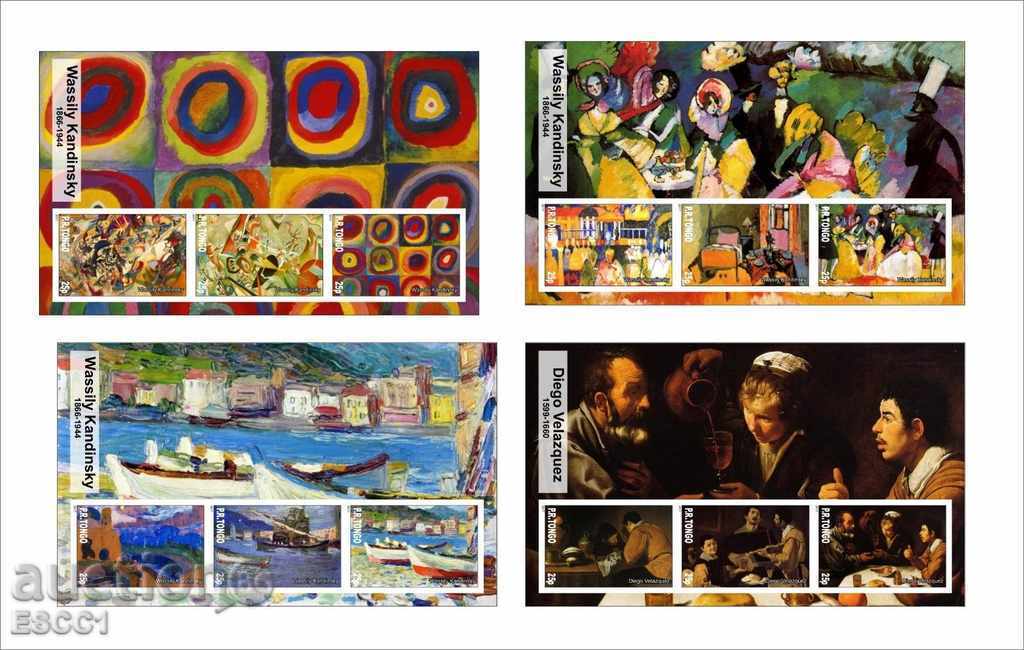 Auction  Clean Blocks Painting Clay Velasquez Kandinsky 2017 Tongo