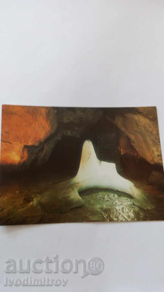Пощенска картичка Пещера Леденика Ледената колона 1984