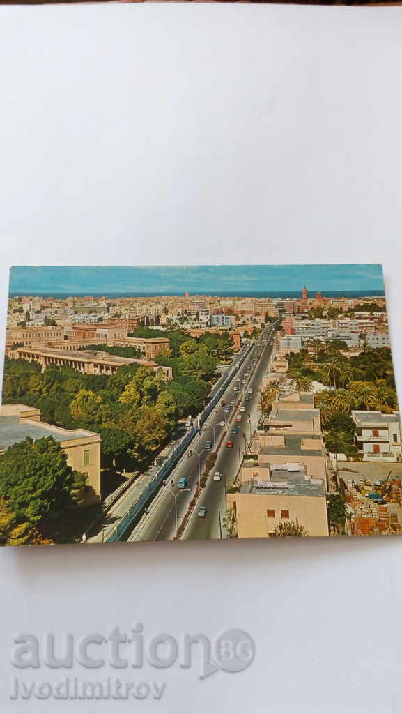 Carte poștală Tripoli Shara Esseidi 1980