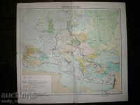 old maps of Europe - 4 pcs.