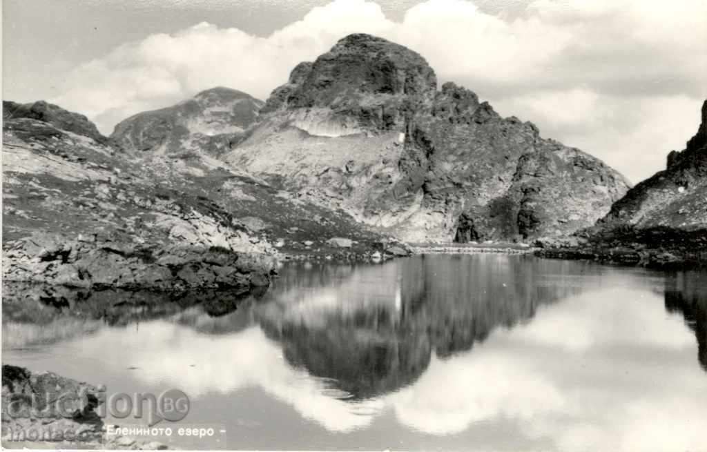 Old postcard - Rila, Deer Lake